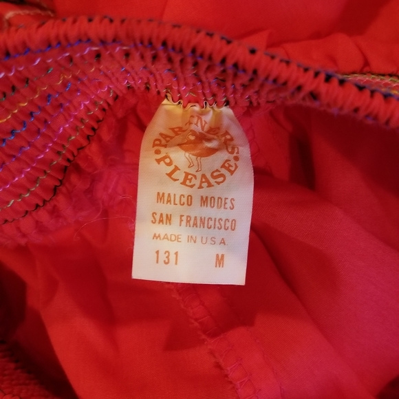 Red Mexican Traditional Square Dance Circle Skirt - Picture 6 of 6